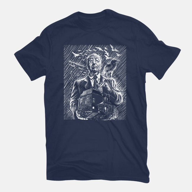 Alfred Under The Rain-Mens-Basic-Tee-zascanauta
