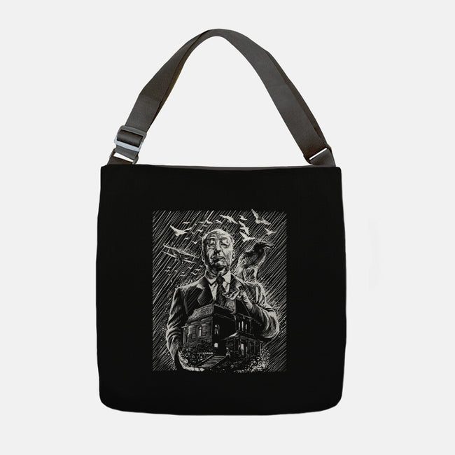 Alfred Under The Rain-None-Adjustable Tote-Bag-zascanauta