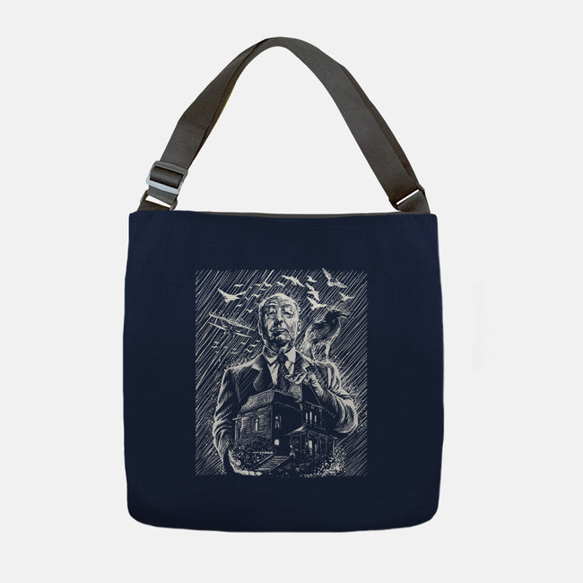 Alfred Under The Rain-None-Adjustable Tote-Bag-zascanauta