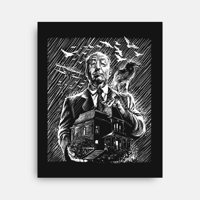 Alfred Under The Rain-None-Stretched-Canvas-zascanauta