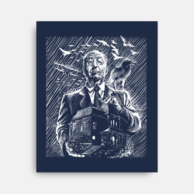 Alfred Under The Rain-None-Stretched-Canvas-zascanauta