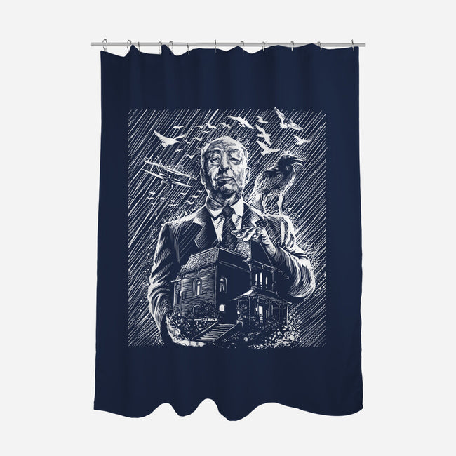 Alfred Under The Rain-None-Polyester-Shower Curtain-zascanauta