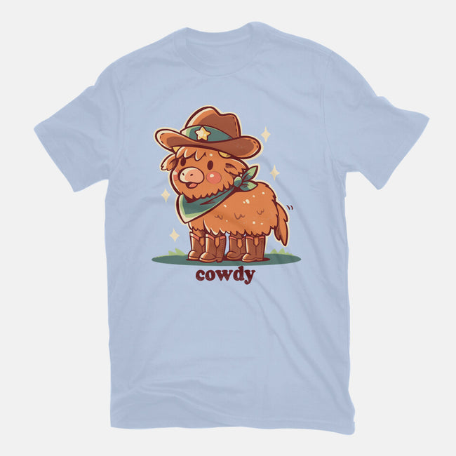 Howdy Cowdy-Womens-Fitted-Tee-TechraNova