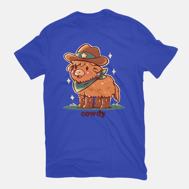 Howdy Cowdy-Womens-Fitted-Tee-TechraNova