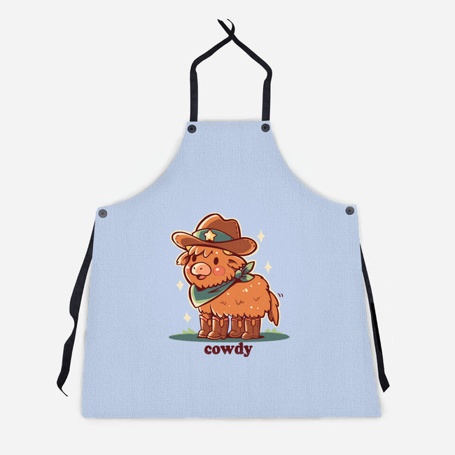 Howdy Cowdy-Unisex-Kitchen-Apron-TechraNova