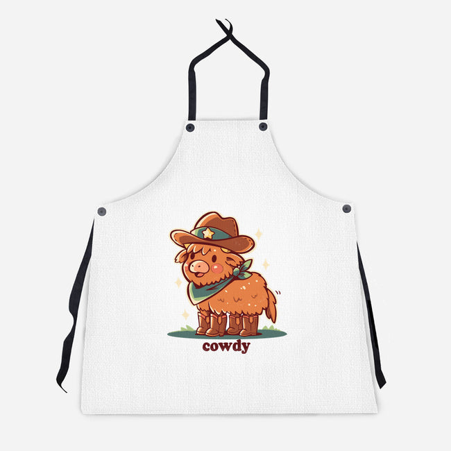 Howdy Cowdy-Unisex-Kitchen-Apron-TechraNova