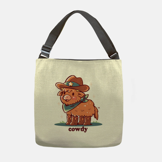 Howdy Cowdy-None-Adjustable Tote-Bag-TechraNova