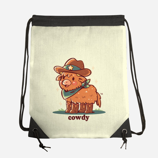 Howdy Cowdy-None-Drawstring-Bag-TechraNova
