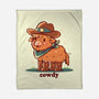 Howdy Cowdy-None-Fleece-Blanket-TechraNova