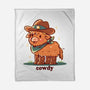 Howdy Cowdy-None-Fleece-Blanket-TechraNova