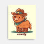 Howdy Cowdy-None-Stretched-Canvas-TechraNova