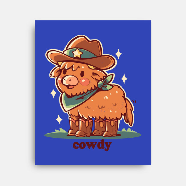 Howdy Cowdy-None-Stretched-Canvas-TechraNova