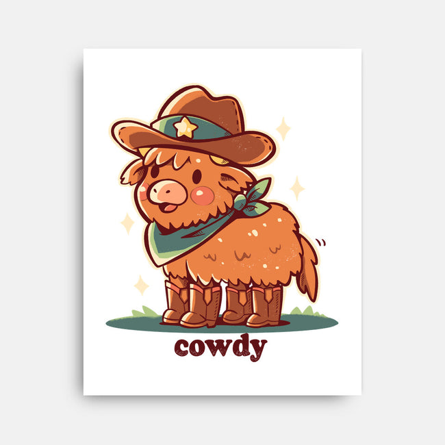Howdy Cowdy-None-Stretched-Canvas-TechraNova