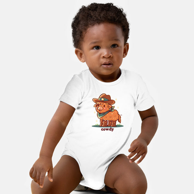 Howdy Cowdy-Baby-Basic-Onesie-TechraNova
