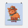 Howdy Cowdy-None-Matte-Poster-TechraNova