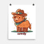 Howdy Cowdy-None-Matte-Poster-TechraNova