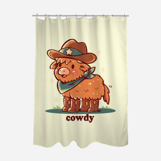 Howdy Cowdy-None-Polyester-Shower Curtain-TechraNova
