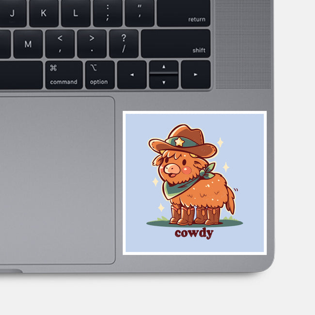 Howdy Cowdy-None-Glossy-Sticker-TechraNova