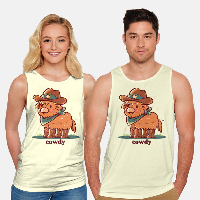 Howdy Cowdy-Unisex-Basic-Tank-TechraNova