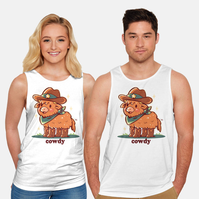 Howdy Cowdy-Unisex-Basic-Tank-TechraNova