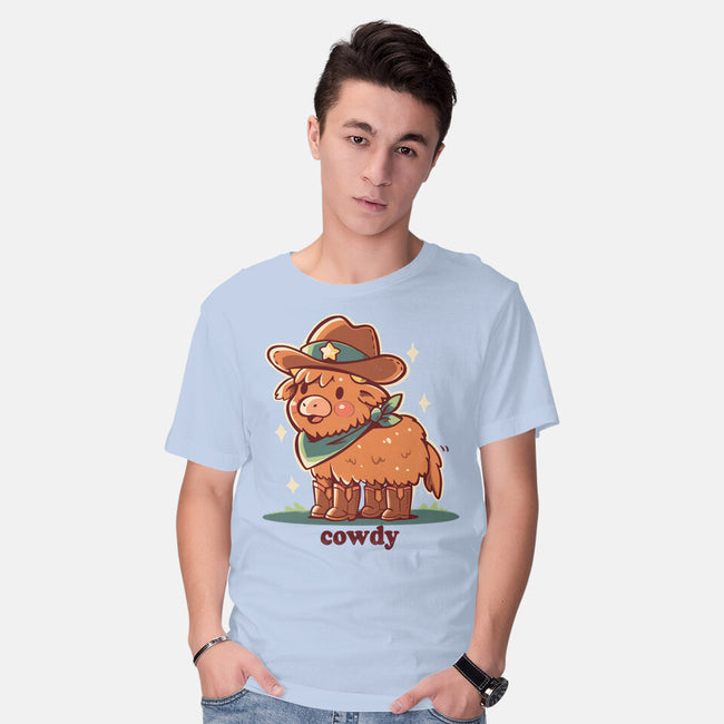 Howdy Cowdy-Mens-Basic-Tee-TechraNova