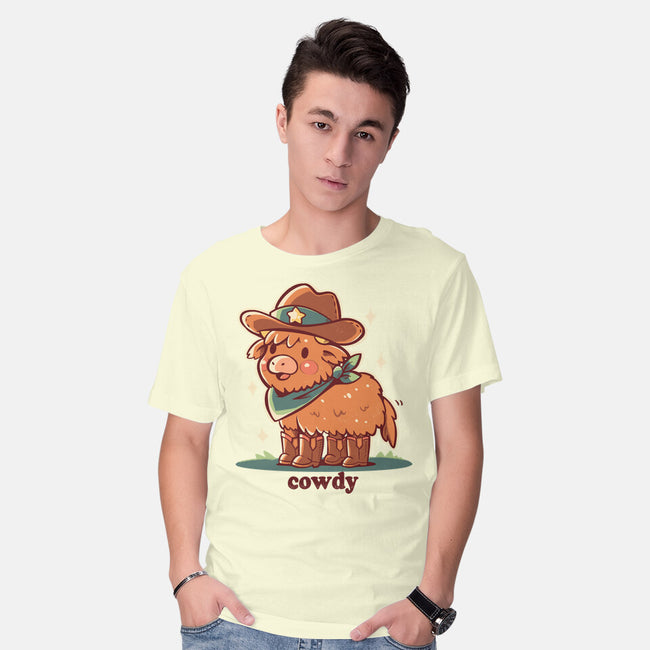 Howdy Cowdy-Mens-Basic-Tee-TechraNova