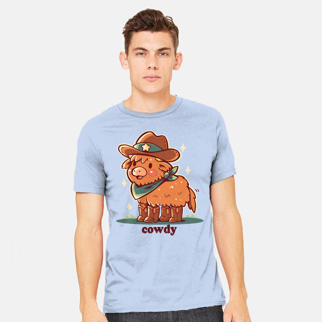 Howdy Cowdy-Mens-Heavyweight-Tee-TechraNova
