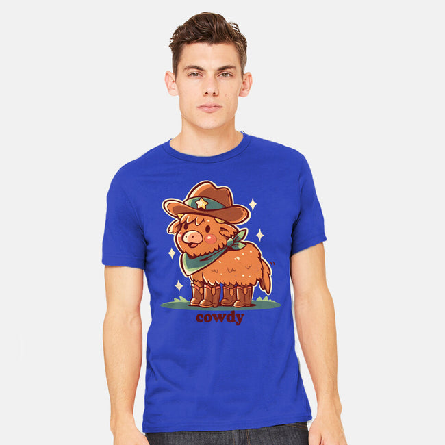 Howdy Cowdy-Mens-Heavyweight-Tee-TechraNova