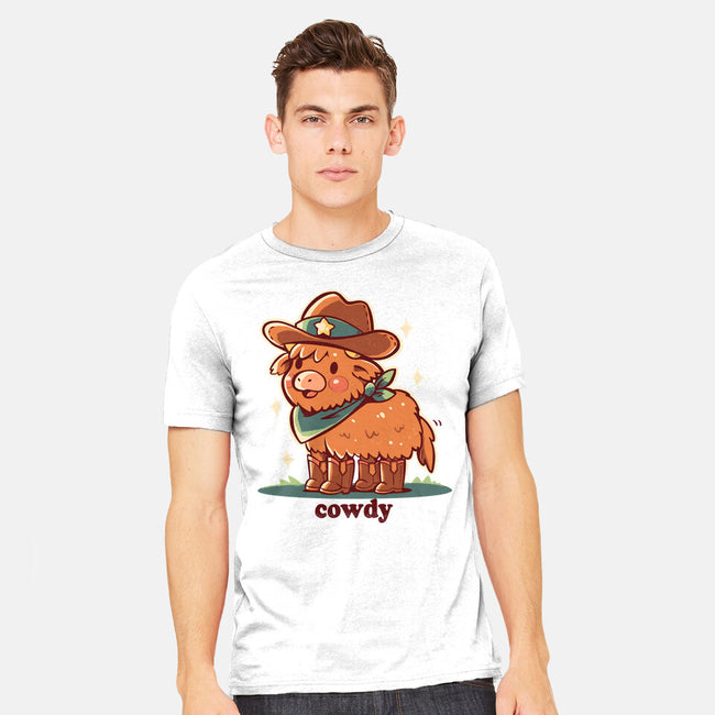 Howdy Cowdy-Mens-Heavyweight-Tee-TechraNova