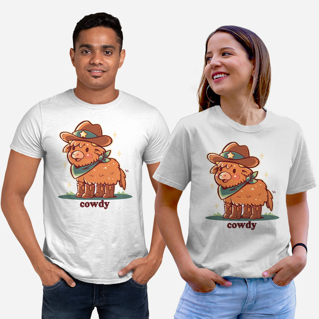 Howdy Cowdy-Unisex-Basic-Tee-TechraNova