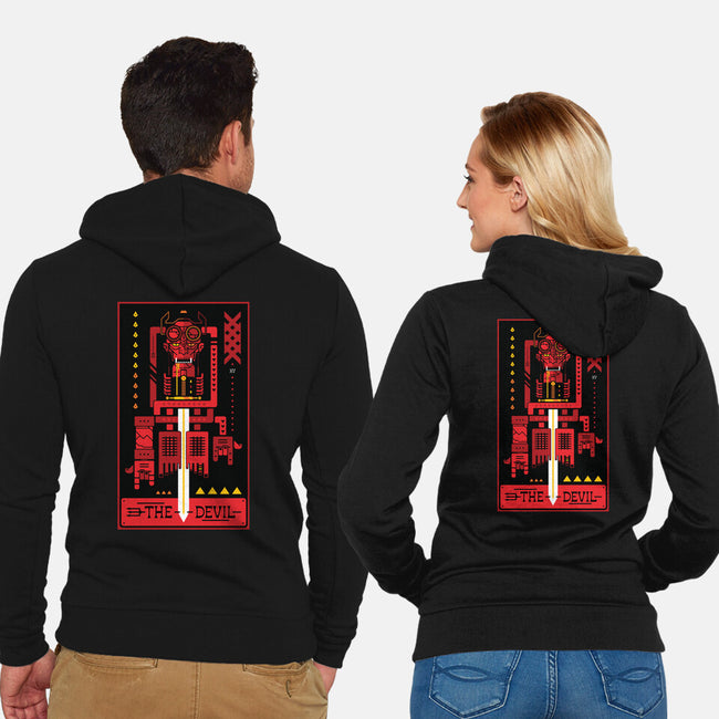 Mistah Devil-Unisex-Zip-Up-Sweatshirt-BadBox