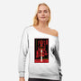 Mistah Devil-Womens-Off Shoulder-Sweatshirt-BadBox