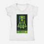 Frank The Fool-Womens-V-Neck-Tee-BadBox