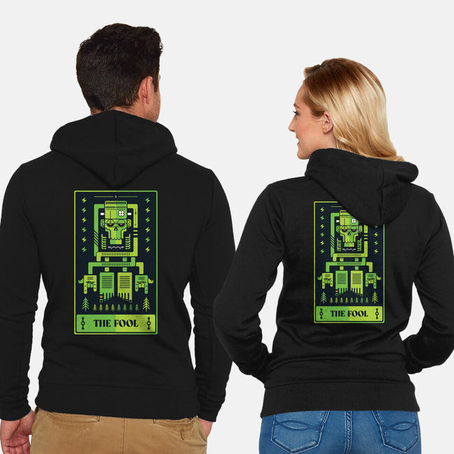 Frank The Fool-Unisex-Zip-Up-Sweatshirt-BadBox