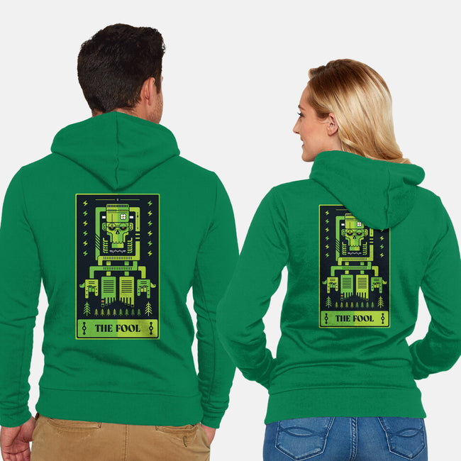 Frank The Fool-Unisex-Zip-Up-Sweatshirt-BadBox