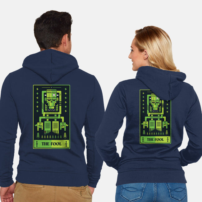 Frank The Fool-Unisex-Zip-Up-Sweatshirt-BadBox