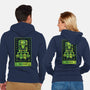 Frank The Fool-Unisex-Zip-Up-Sweatshirt-BadBox
