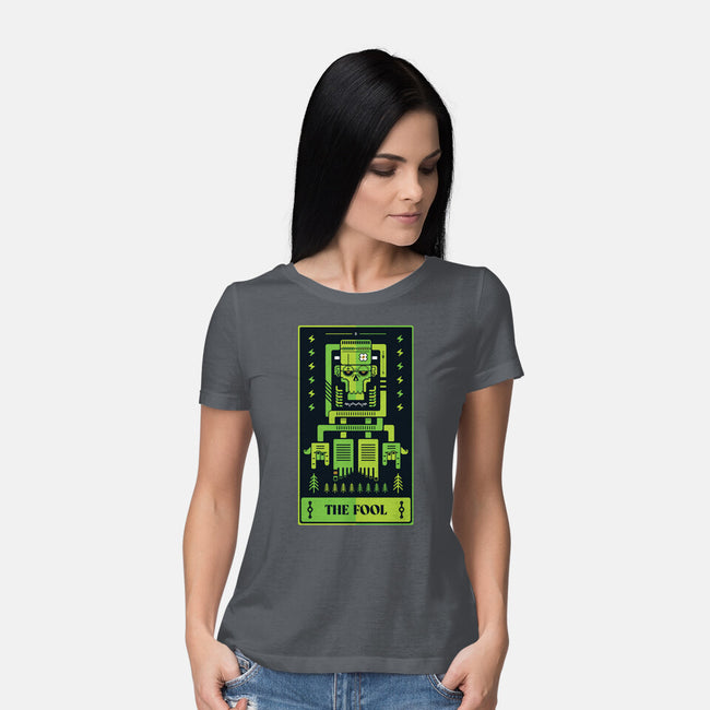 Frank The Fool-Womens-Basic-Tee-BadBox