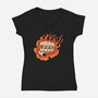 Rip Ozzy-Womens-V-Neck-Tee-summerdsgn