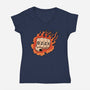 Rip Ozzy-Womens-V-Neck-Tee-summerdsgn