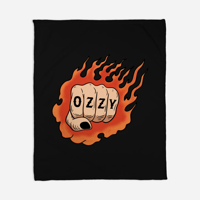 Rip Ozzy-None-Fleece-Blanket-summerdsgn