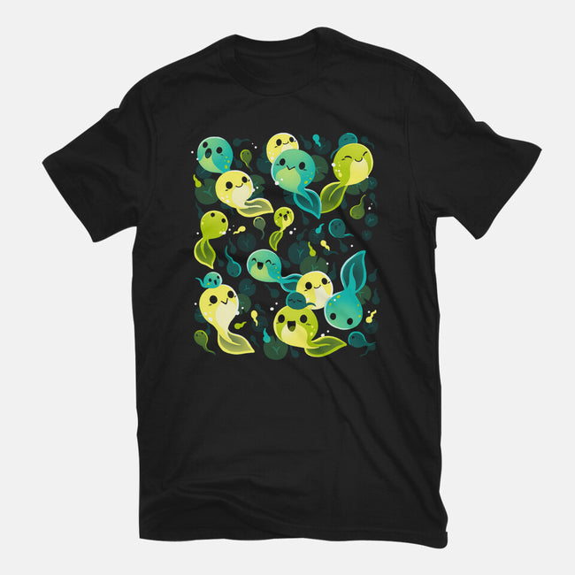 Tadpole Family-Unisex-Basic-Tee-Vallina84