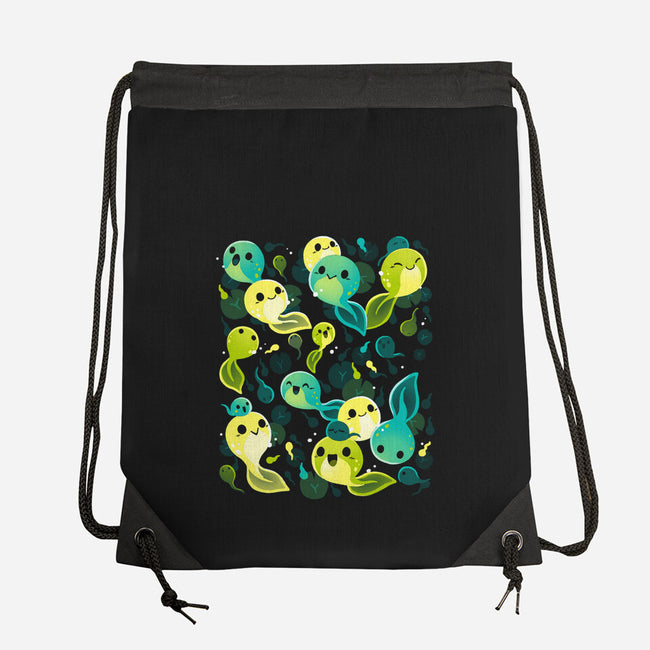Tadpole Family-None-Drawstring-Bag-Vallina84