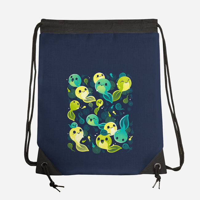 Tadpole Family-None-Drawstring-Bag-Vallina84
