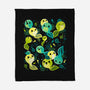 Tadpole Family-None-Fleece-Blanket-Vallina84