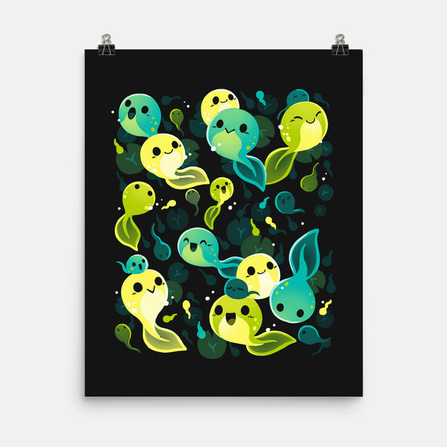 Tadpole Family-None-Matte-Poster-Vallina84