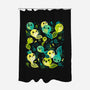 Tadpole Family-None-Polyester-Shower Curtain-Vallina84
