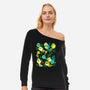 Tadpole Family-Womens-Off Shoulder-Sweatshirt-Vallina84