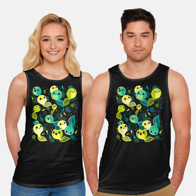 Tadpole Family-Unisex-Basic-Tank-Vallina84
