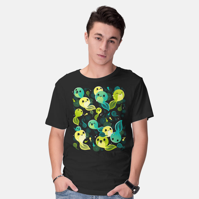 Tadpole Family-Mens-Basic-Tee-Vallina84